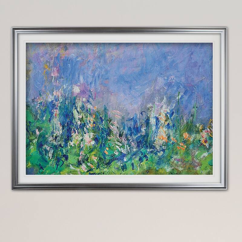 Lavender-Fields-Gallery -Claude Monet - Premium Framed Print