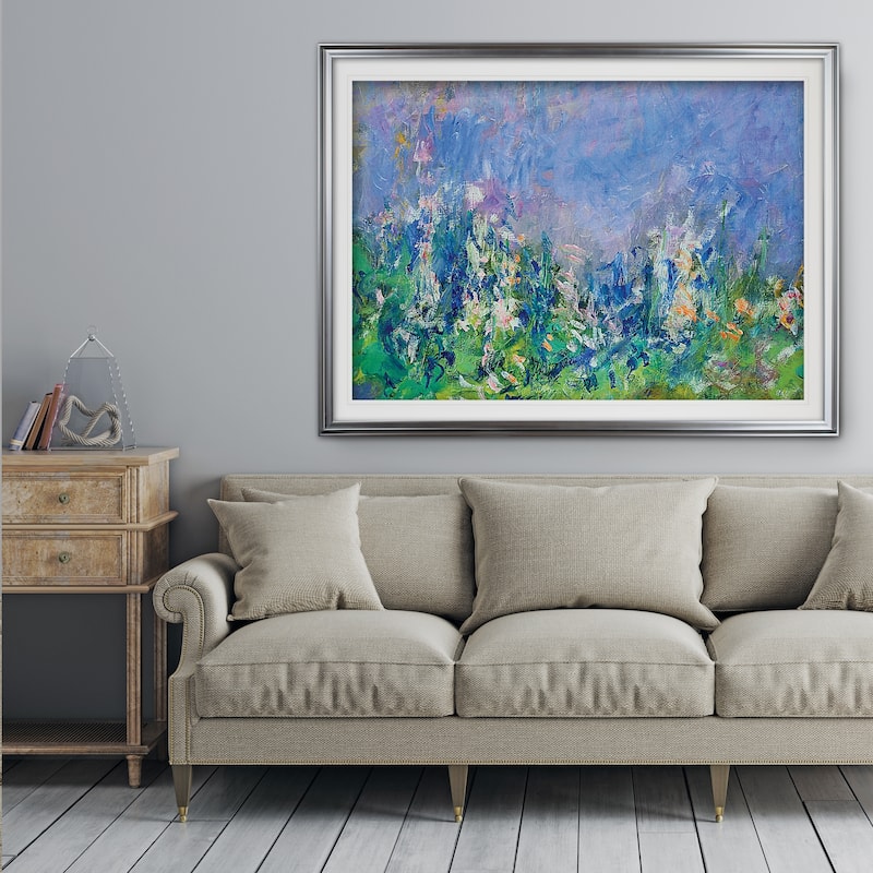 Lavender-Fields-Gallery -Claude Monet - Premium Framed Print