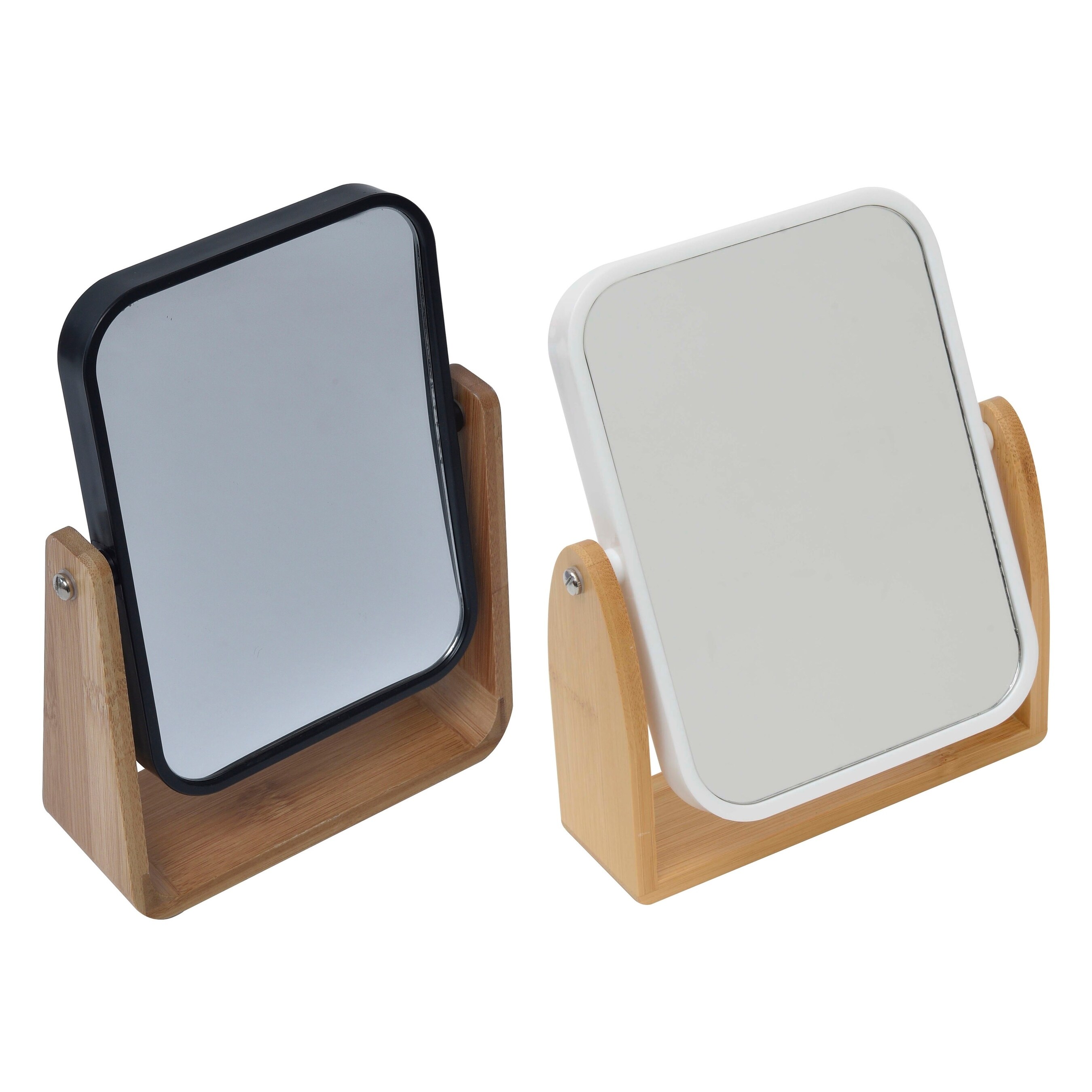 Magnifying Dual Sided Pivoting Vanity Mirror Countertop Magnifying Dual Sided Pivoting