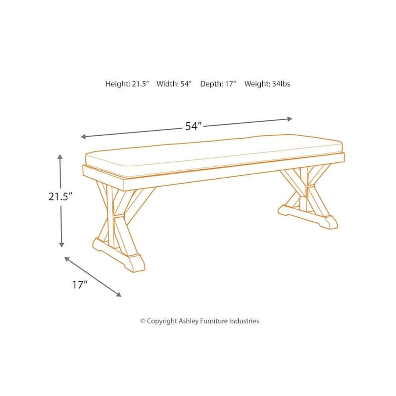 Beachcroft Bench with Cushion