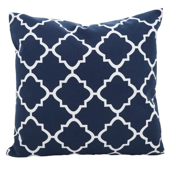 Shop Moroccan Tile Poly Filled Throw Pillow Free Shipping On