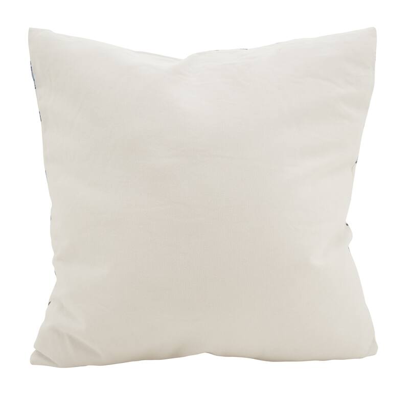 Scrolling Vines Cotton Poly Filled Throw Pillow