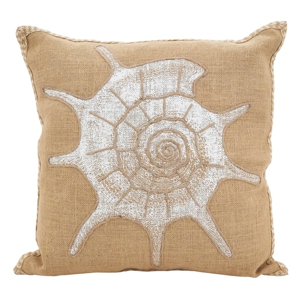 Seashell throw outlet pillows