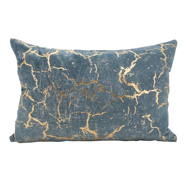 Foil Fragment Accent Down Filled Throw Pillow Overstock 20585489