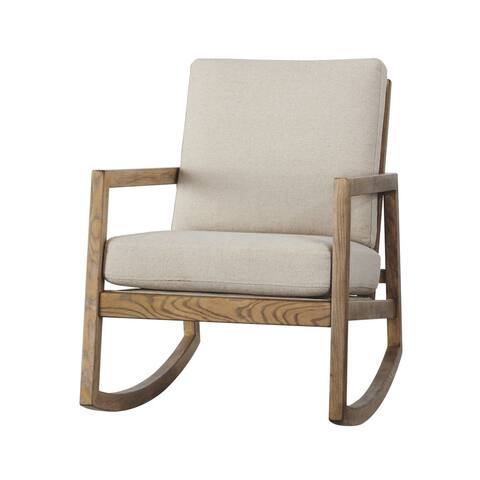 Novelda Vintage Beige Rocking Accent Chair