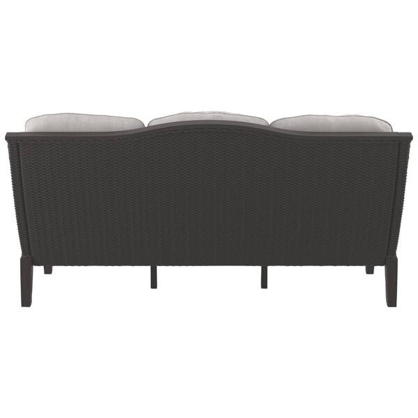 Shop Black Friday Deals On Marsh Creek Outdoor Contemporary Sofa Gray On Sale Overstock 20586221