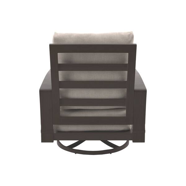 Shop Black Friday Deals On Cordova Reef Outdoor Swivel Chairs Set Of 2 Beige Overstock 20586445