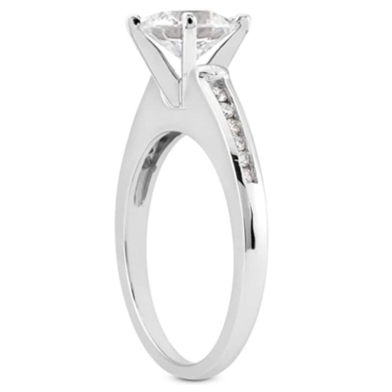 1 Carat TW Diamond Engagement Ring in 14K White Gold
