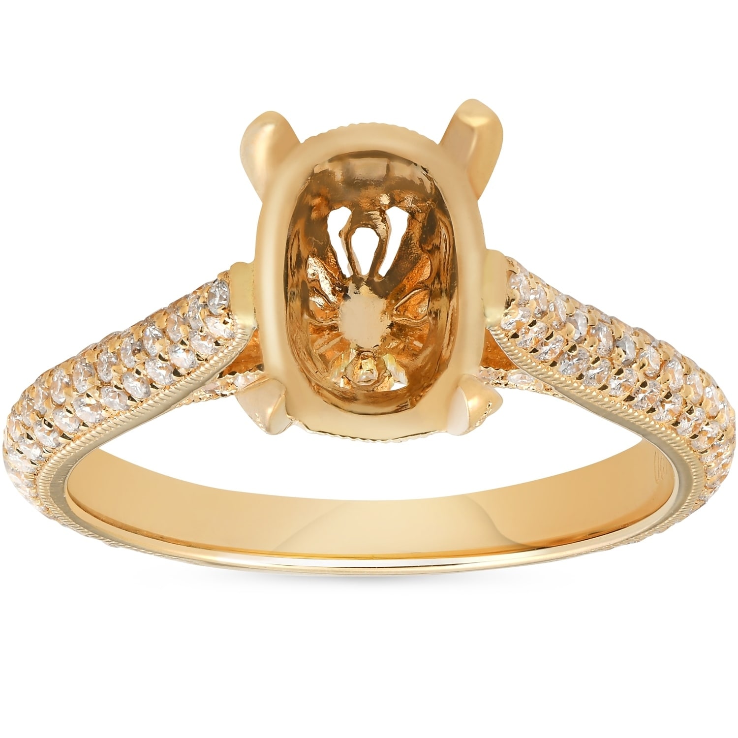 oval semi mount