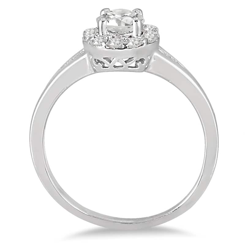 3/4 Carat TW Diamond Engagement Ring in 14K White Gold