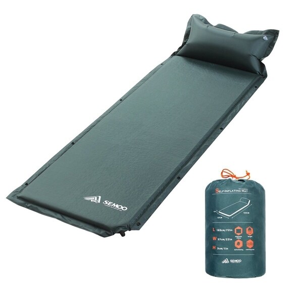 Shop Self-Inflating Camping Sleeping Pad with Inflatable ...