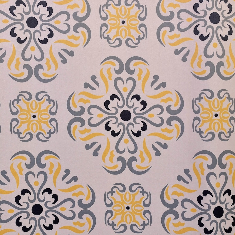 Exclusive Fabrics Tea Time China Blue 63 inches Room Darkening Curtain Panel Pair (2 Panels) - 50x63