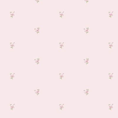 Marysville 32.7 Ft. x 20.5 In. Vinyl Pink Mini Floral Spot Wallpaper Covering