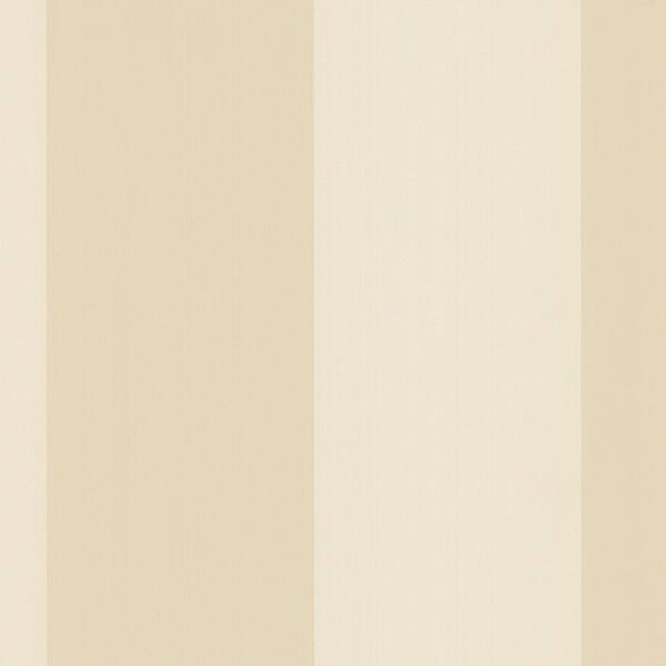 5.25" Stripe Laredo 32.7 Ft. x 20.5 In. Vinyl Tan Wide Striped Wallpaper Covering
