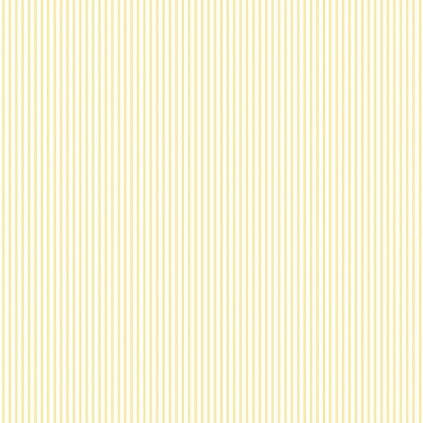Baby Stripe Plano 32.7 Ft. x 20.5 In. Vinyl Yellow Mini Striped Wallpaper Covering
