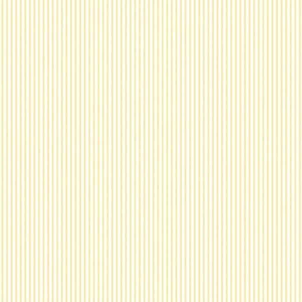 Baby Stripe Plano 32.7 Ft. x 20.5 In. Vinyl Yellow Mini Striped Wallpaper Covering
