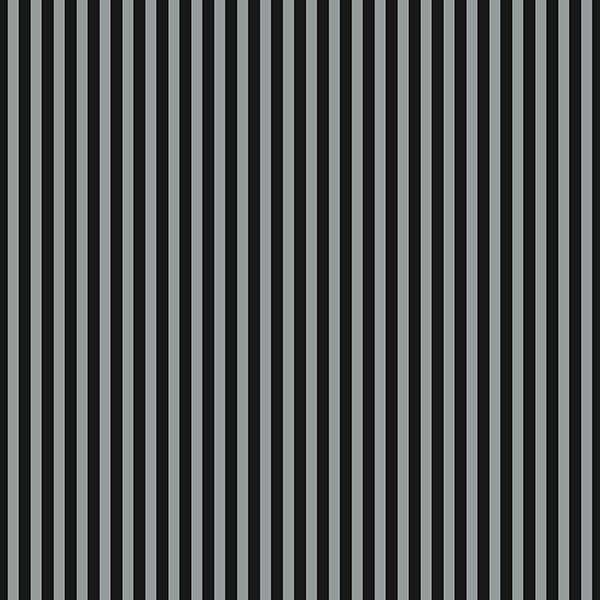 6mm Stripe Plano 32.7 Ft. x 20.5 In. Vinyl Black Thin Striped Wallpaper Covering