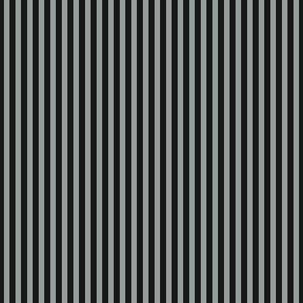6mm Stripe Plano 32.7 Ft. x 20.5 In. Vinyl Black Thin Striped Wallpaper Covering