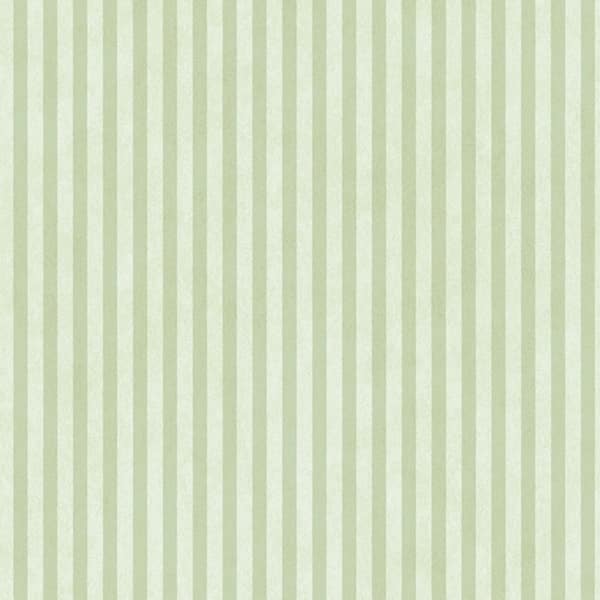 Sage Green, White XL Stripes Pattern Wrapping Paper