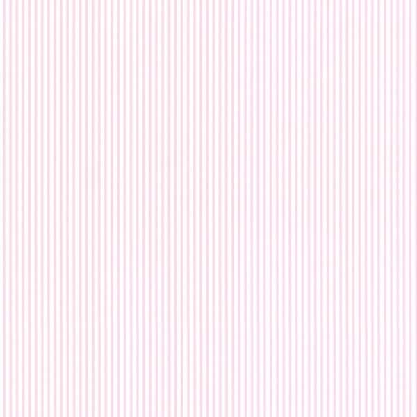 Baby Stripe Plano 32.7 Ft. x 20.5 In. Vinyl Pink Mini Striped Wallpaper Covering