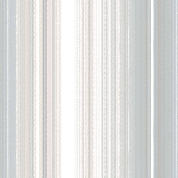 Organic Stripe Bloomington 32.7 Ft. x 20.5 In. Vinyl Blue Modern Multicolored Stripe Wallpaper Covering