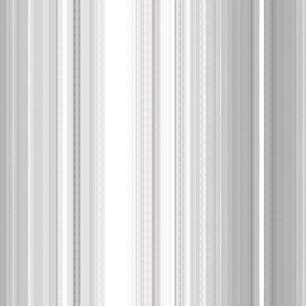 Organic Stripe Bloomington 32.7 Ft. x 20.5 In. Vinyl Silver Modern Multicolored Stripe Wallpaper Covering