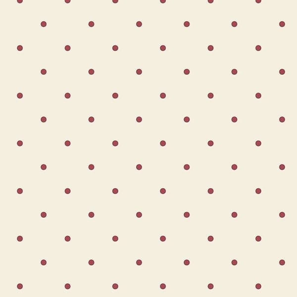 Cupcake Dot Norfolk 32.7 Ft. x 20.5 In. Vinyl Red Dots Harlequin Wallpaper Covering