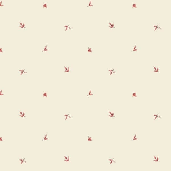 Leaf Spot Roanoke 32.7 Ft. x 20.5 In. Vinyl Red Leaves Harlequin Wallpaper Covering