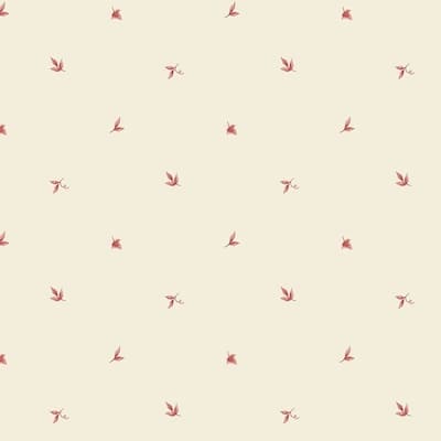 Roanoke 32.7 Ft. x 20.5 In. Vinyl Red Leaves Harlequin Wallpaper Covering