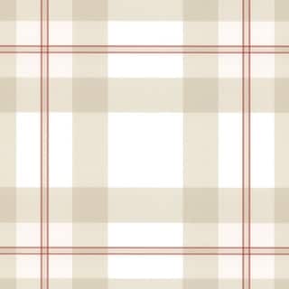 Bocconcini Plaid Portsmouth 32.7 Ft. x 20.5 In. Vinyl Red Plaid Wallpaper Covering
