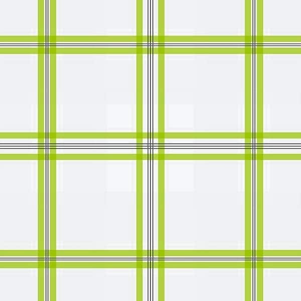 Plaid Portsmouth 32.7 Ft. x 20.5 In. Vinyl Green Plaid Wallpaper Covering