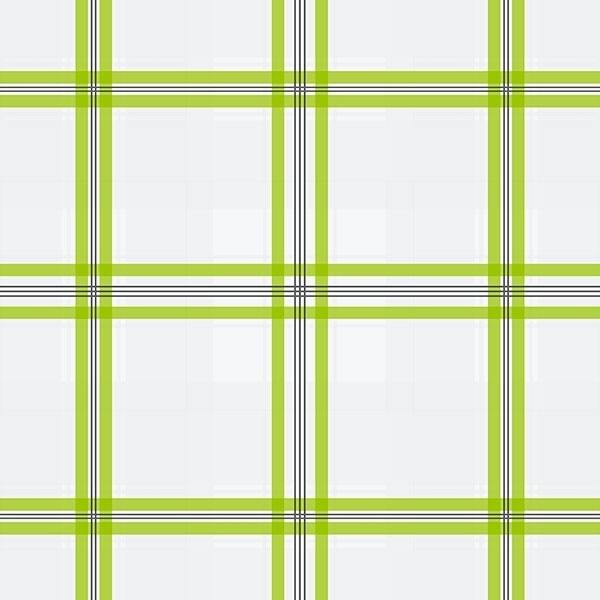 Plaid Portsmouth 32.7 Ft. x 20.5 In. Vinyl Green Plaid Wallpaper Covering