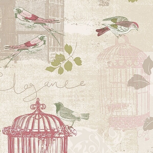 Vintage Birds And Birdcages Collection. Pattern. Wallpaper. Royalty Free  SVG, Cliparts, Vectors, and Stock Illustration. Image 10826640.