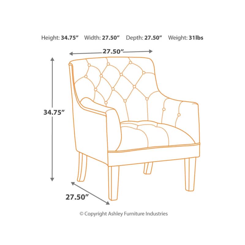 Drakelle Traditional Faux Leather Accent Chair