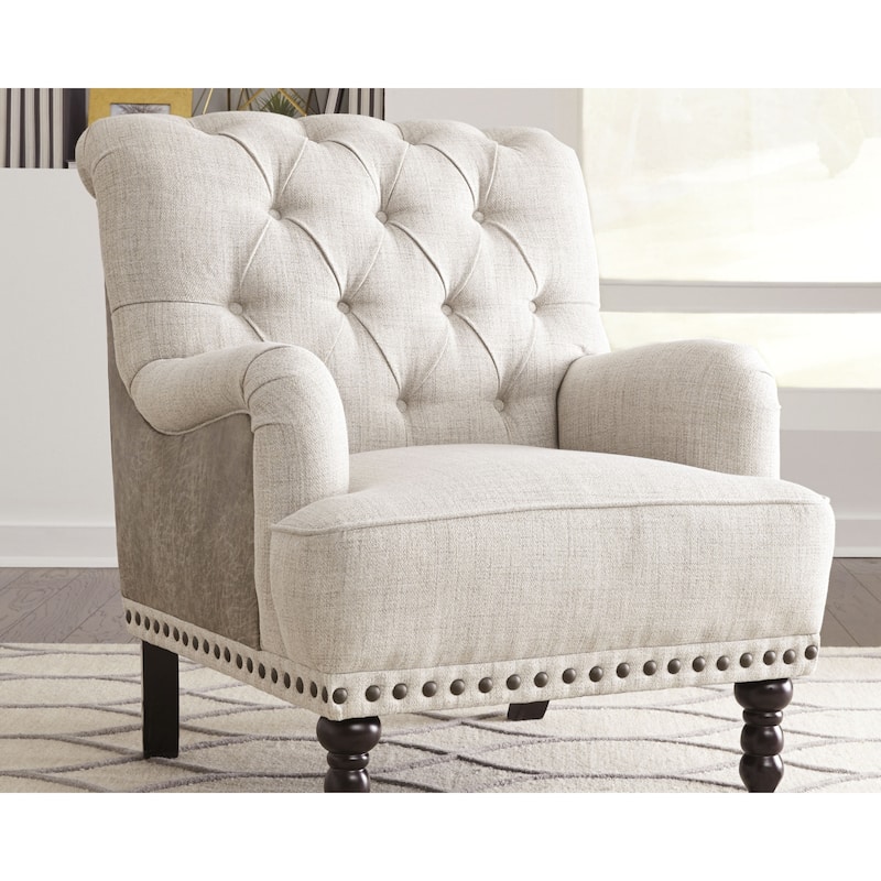 Tartonelle Vintage Casual Taupe Accent Chair