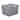 Simplify Large Herringbone Storage Bin in Grey - 13.75"x11.50"x8.75"