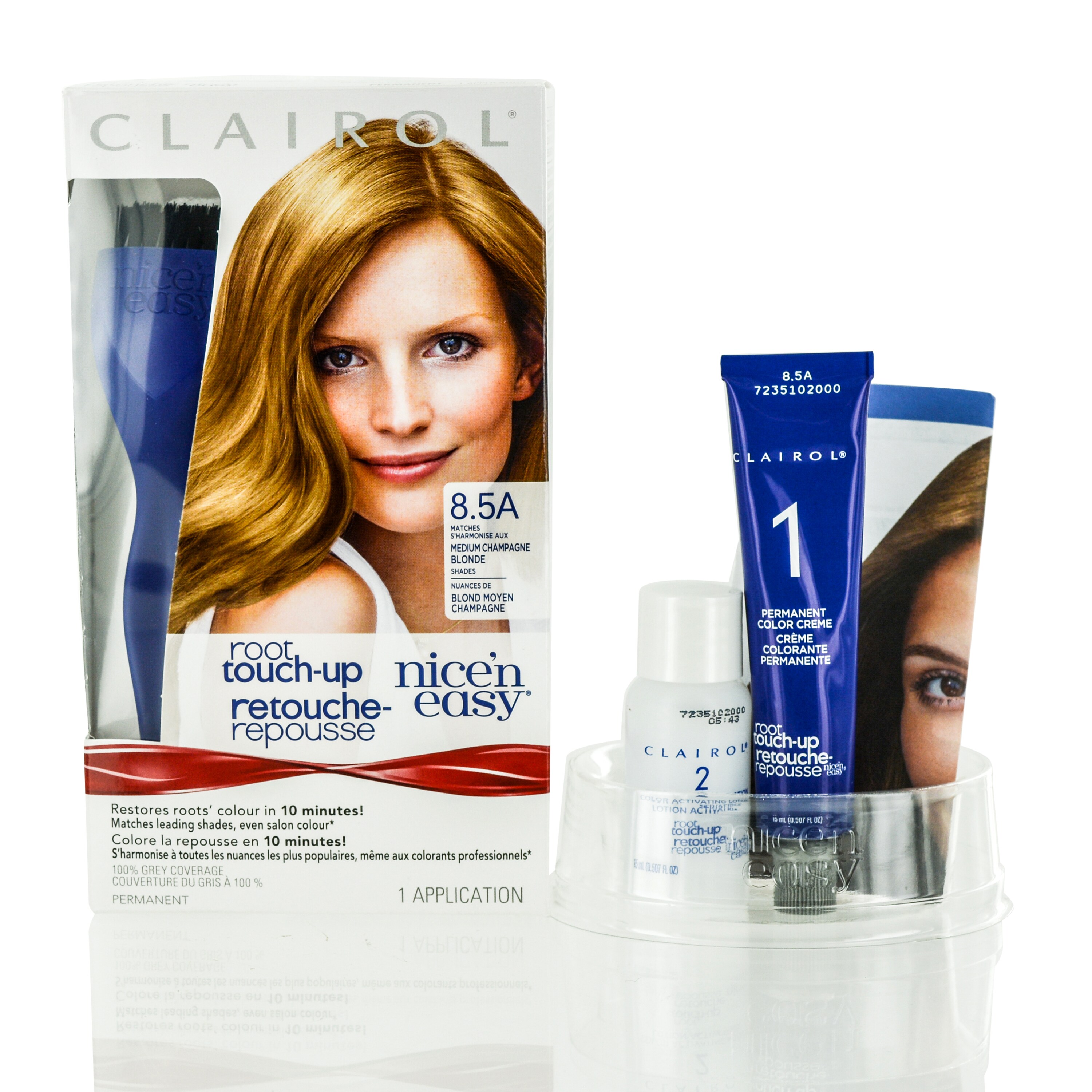 Clairol Nice N Easy Root Touch Up 8 5a Medium Champagne Blonde Kit On Sale Overstock 20599148