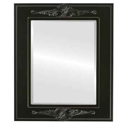 Ramino Framed Rectangle Mirror in Matte Black