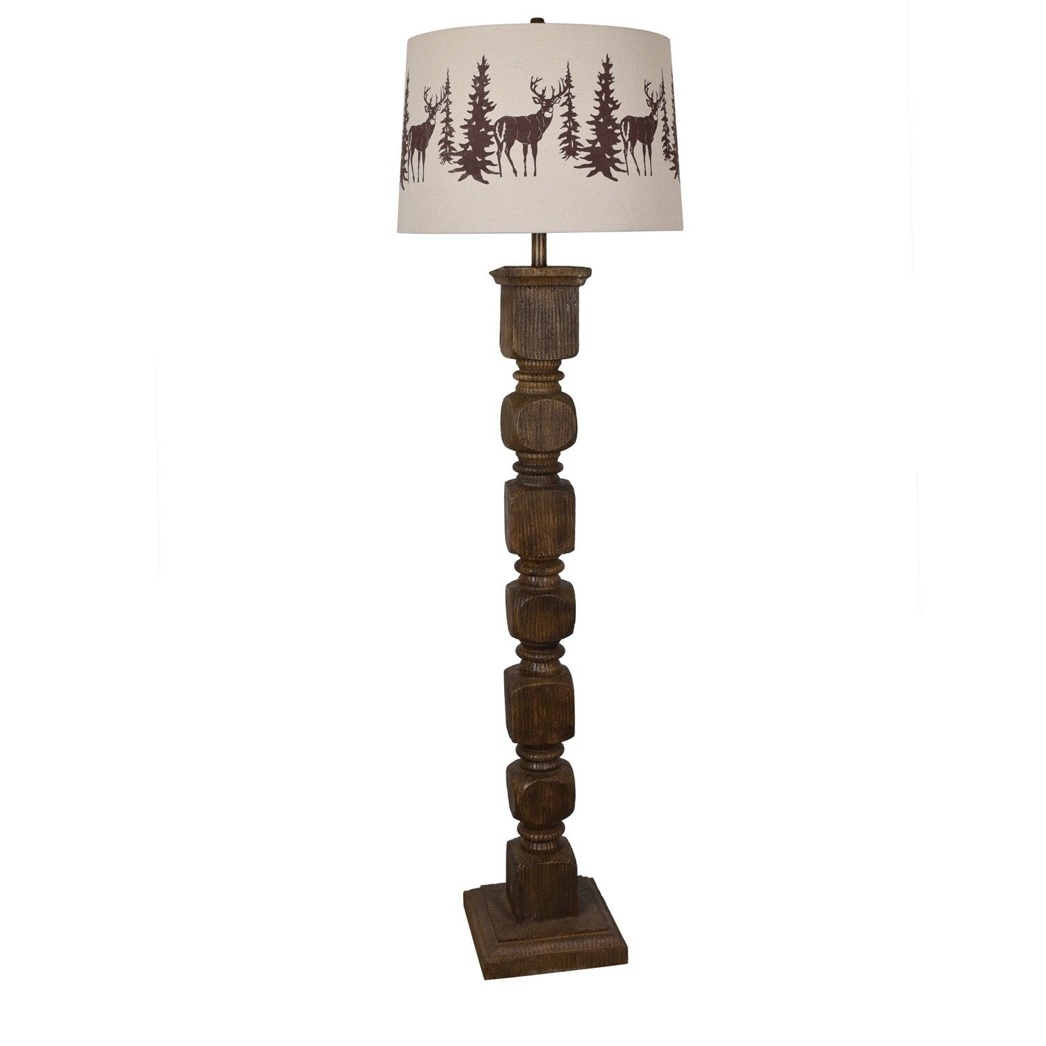 hunting floor lamp