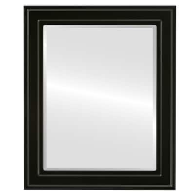 Wright Framed Rectangle Mirror in Matte Black