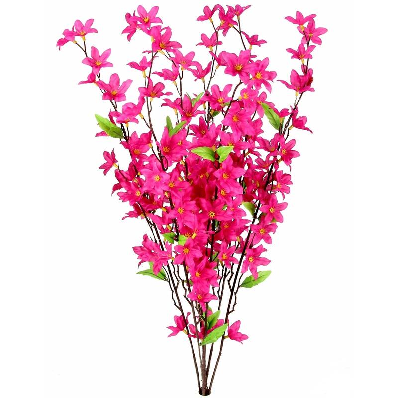 7 Stems Artificial Star Flower Bush for Home Office Decoration - GPB3355-BEAUTY