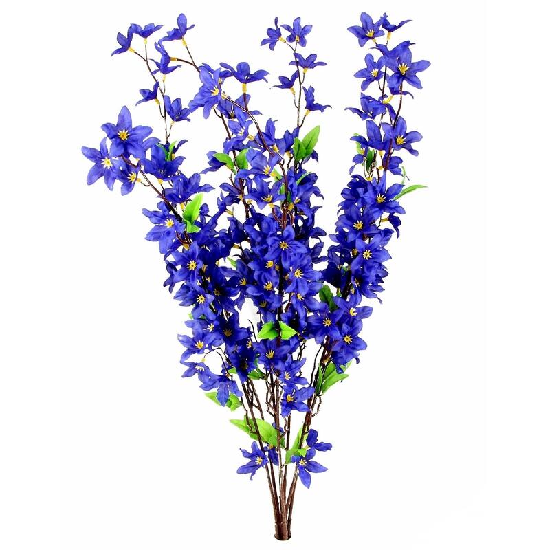 7 Stems Artificial Star Flower Bush for Home Office Decoration
