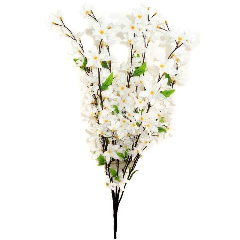 7 Stems Artificial Star Flower Bush for Home Office Decoration