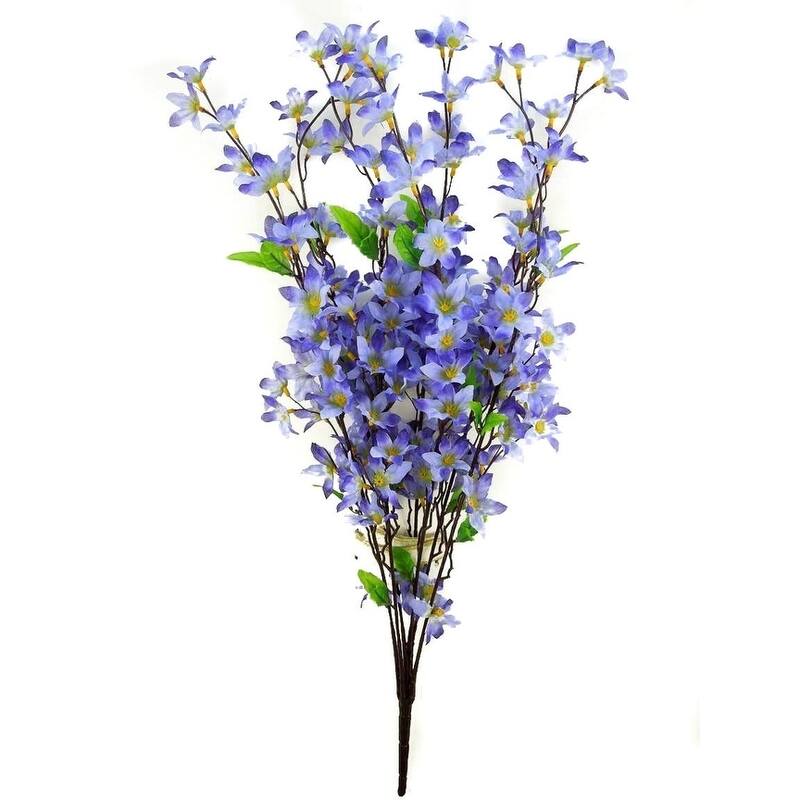 7 Stems Artificial Star Flower Bush for Home Office Decoration