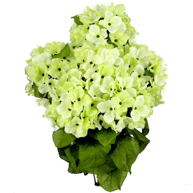 7 Stems Artificial Full Blooming Stain Hydrangea