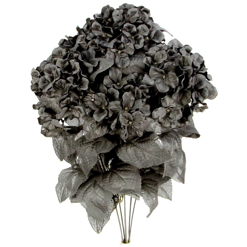 7 Stems Artificial Full Blooming Stain Hydrangea