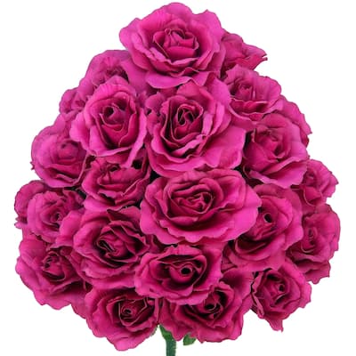 24-stem Faux Blooming Rose Arrangement