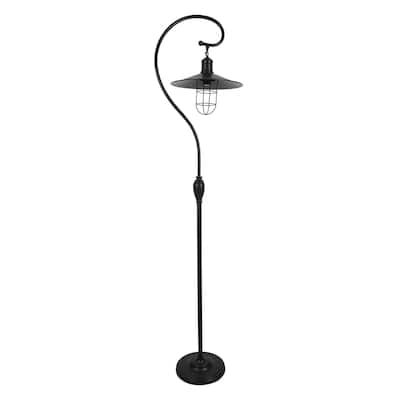 Harbor Side Black 74-inch Floor Lamp - 74'' H x 14'' W x 17.5'' D
