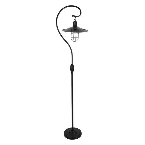 Harbor Side Black 74-inch Floor Lamp - 74'' H x 14'' W x 17.5'' D