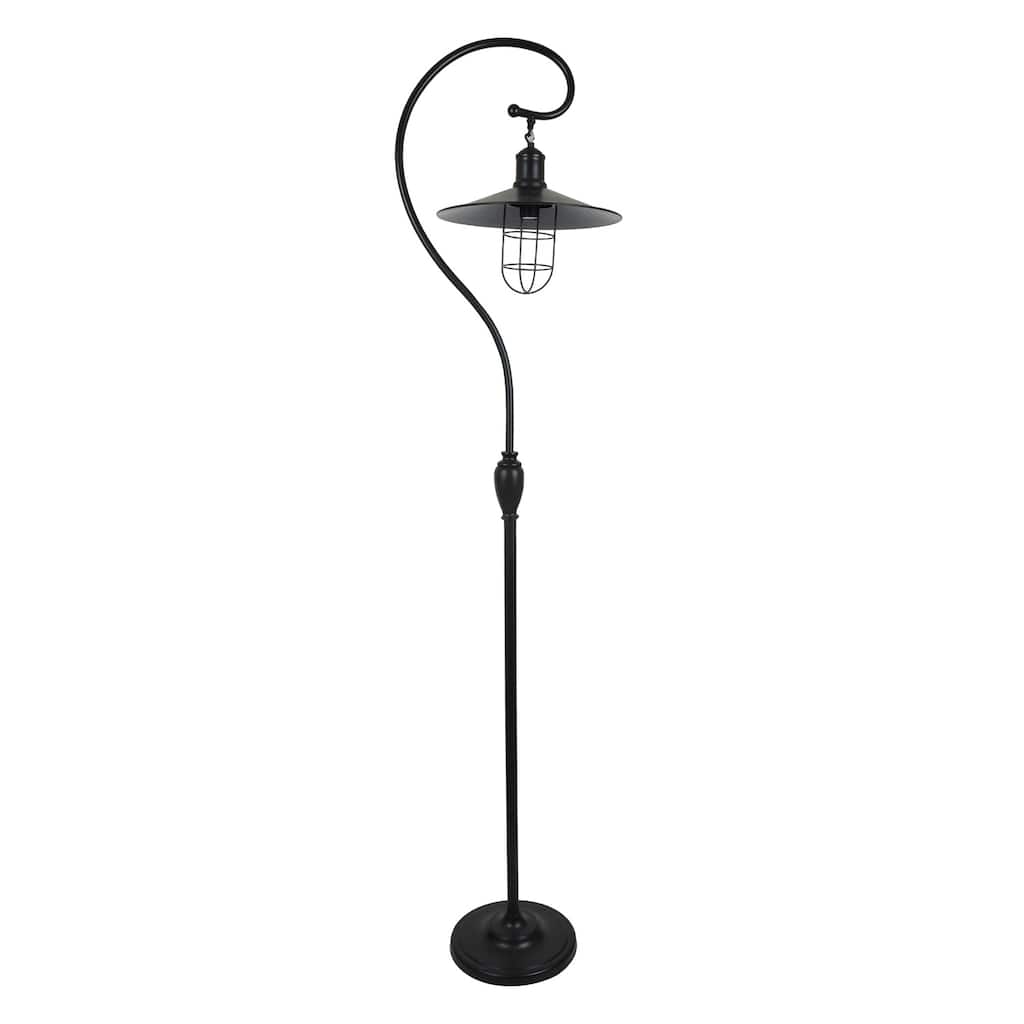 Harbor Side Black 74-inch Floor Lamp - 74'' H x 14'' W x 17.5'' D